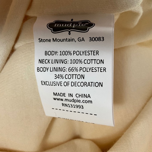 Mud Pie Ivory Faux Fur Zip Vest Birthday Party Christmas Holiday Winter 4T-5T - Picture 5 of 7